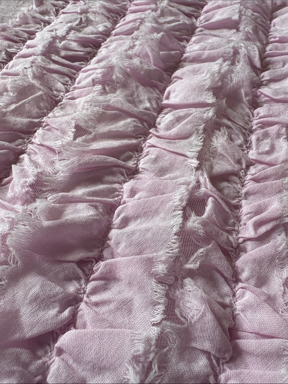 J Crew Ruffled Tank Light Pink Size Large - Picture 5 of 11